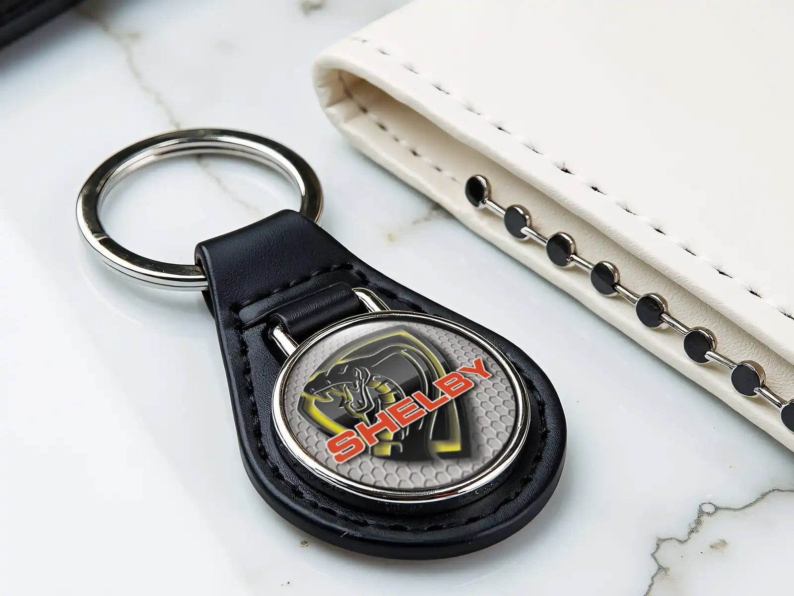 Leather Key Ring Classic Design Stylish Look
